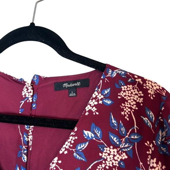 Madewell Button-Back Dress in Antique Flora- Size Small - Picture 10 of 13